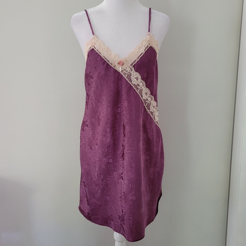 VTG California Miss Womens Slip Dress SMALL Coquette‎ Fairy Feminine Romantic